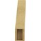 Ekena Millwork 5-inch W x 18-inch D x 24-inch H Valencia Rough Cedar Woodgrain TimberThane Knee Brace, Primed BRCUR05X18X24VALRCPR - alternate 5